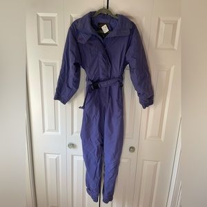 Eddie Bauer purple ski jumpsuit